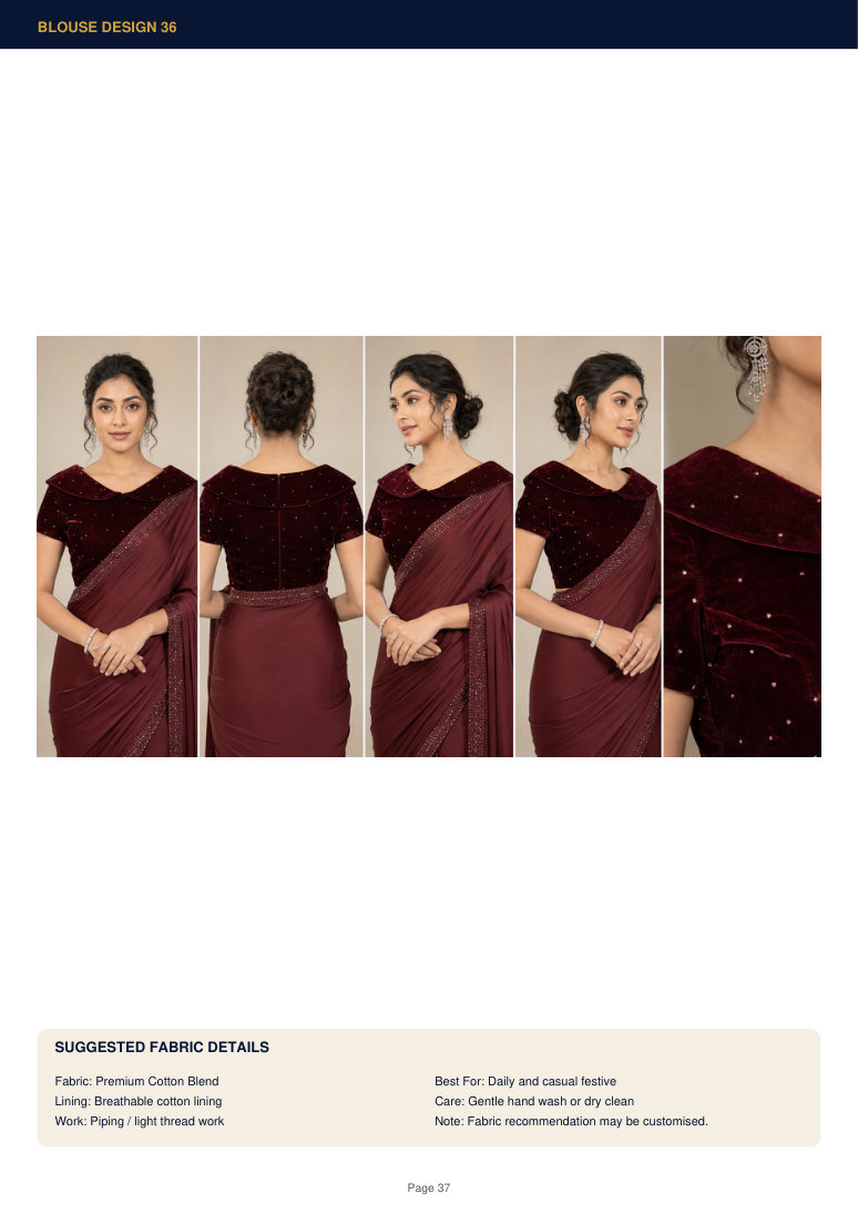 Blouse Design 036 - Rizq Fashion main image
