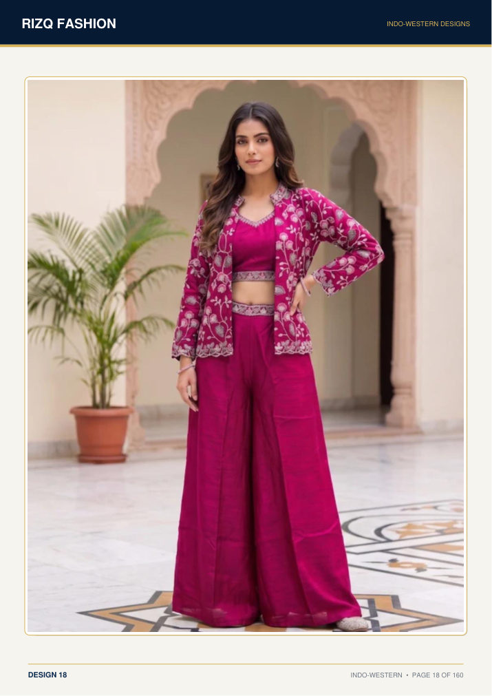 Indo-Western Design 018 - Rizq Fashion main image