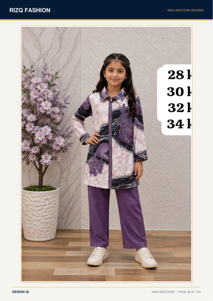 Indo-Western Design 036 - Rizq Fashion main image