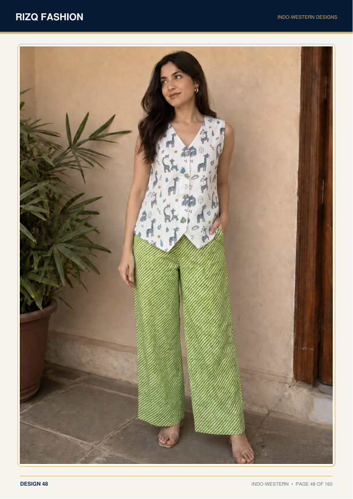 Indo-Western Design 048 - Rizq Fashion main image